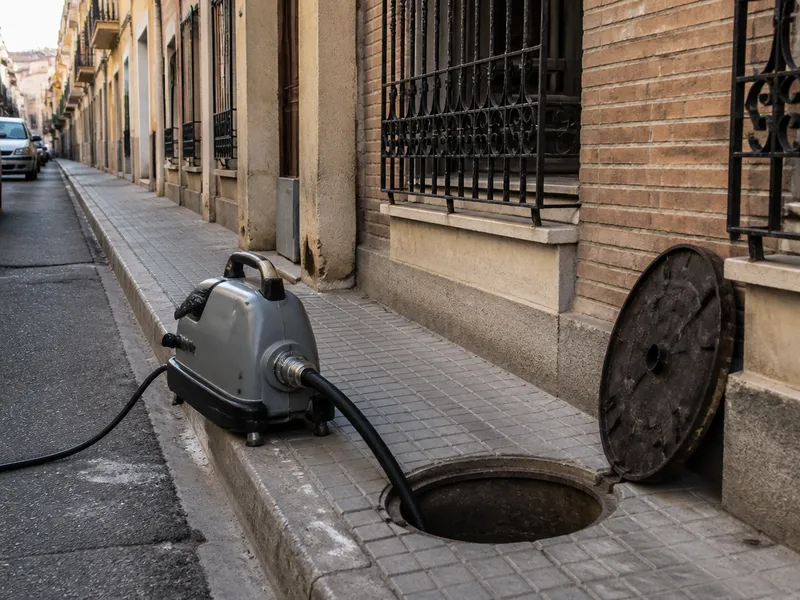 Desatasco de tubería en un piso de Arrancapins en Calle de Pérez Galdós, Arrancapins